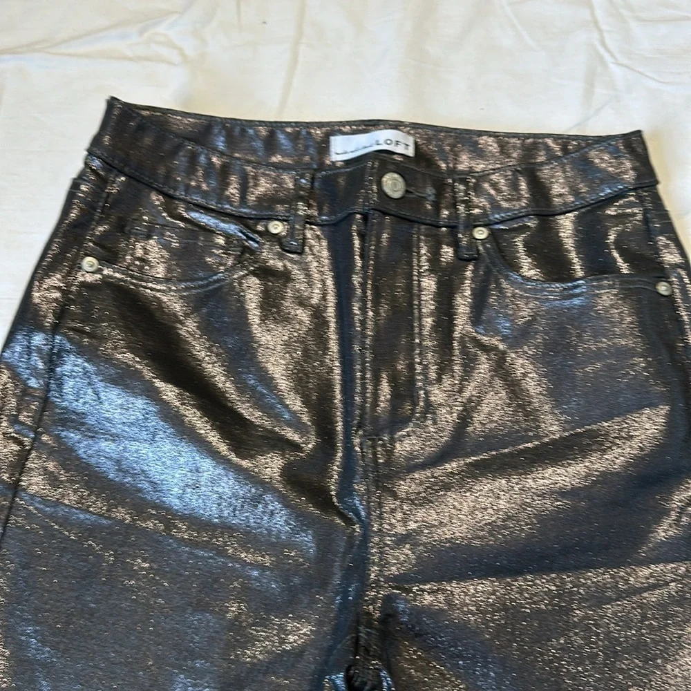 LOFT metallic shimmer